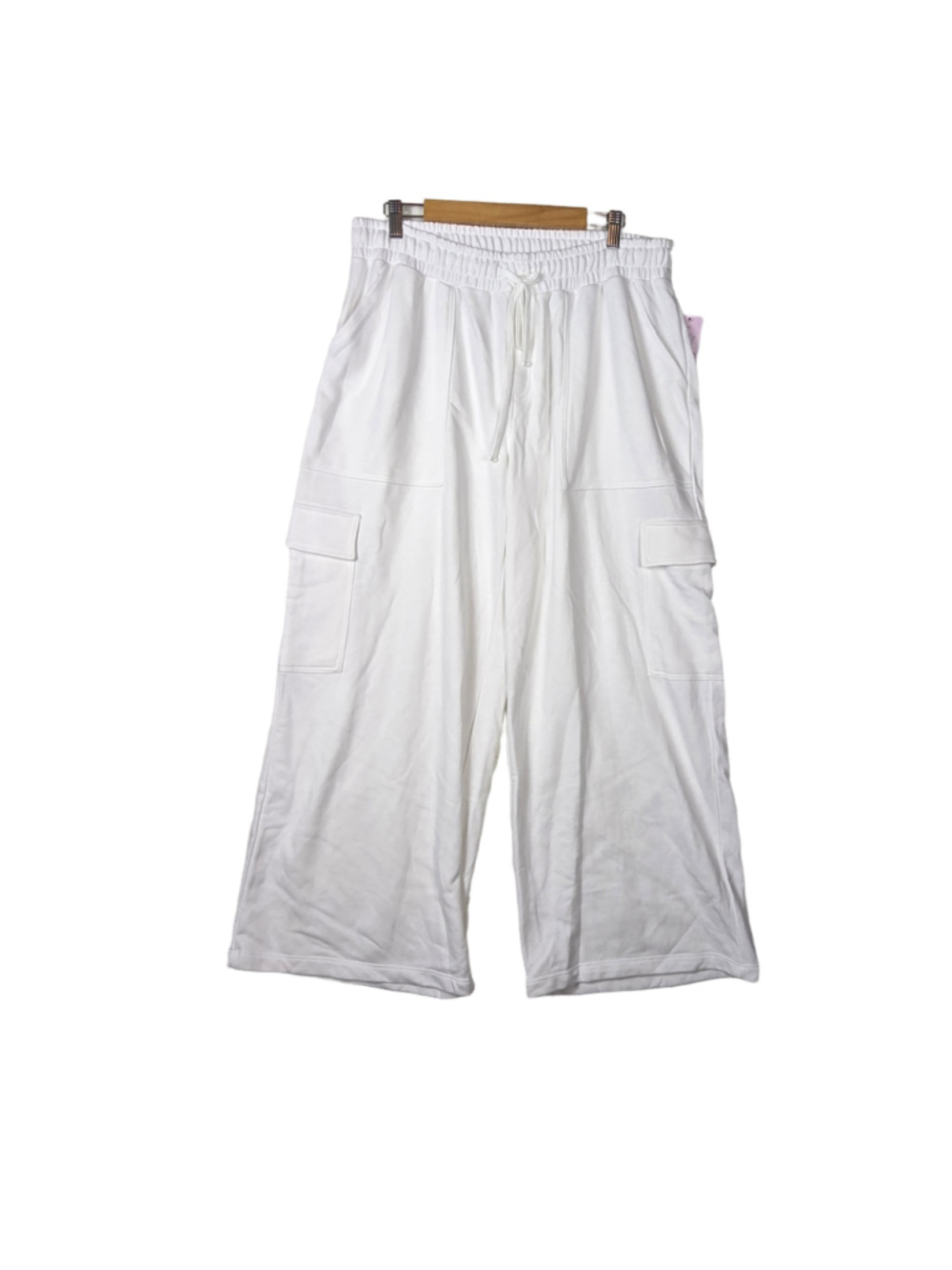 Women's Wild Fable Wide Leg Cargo Pants White Size XXL